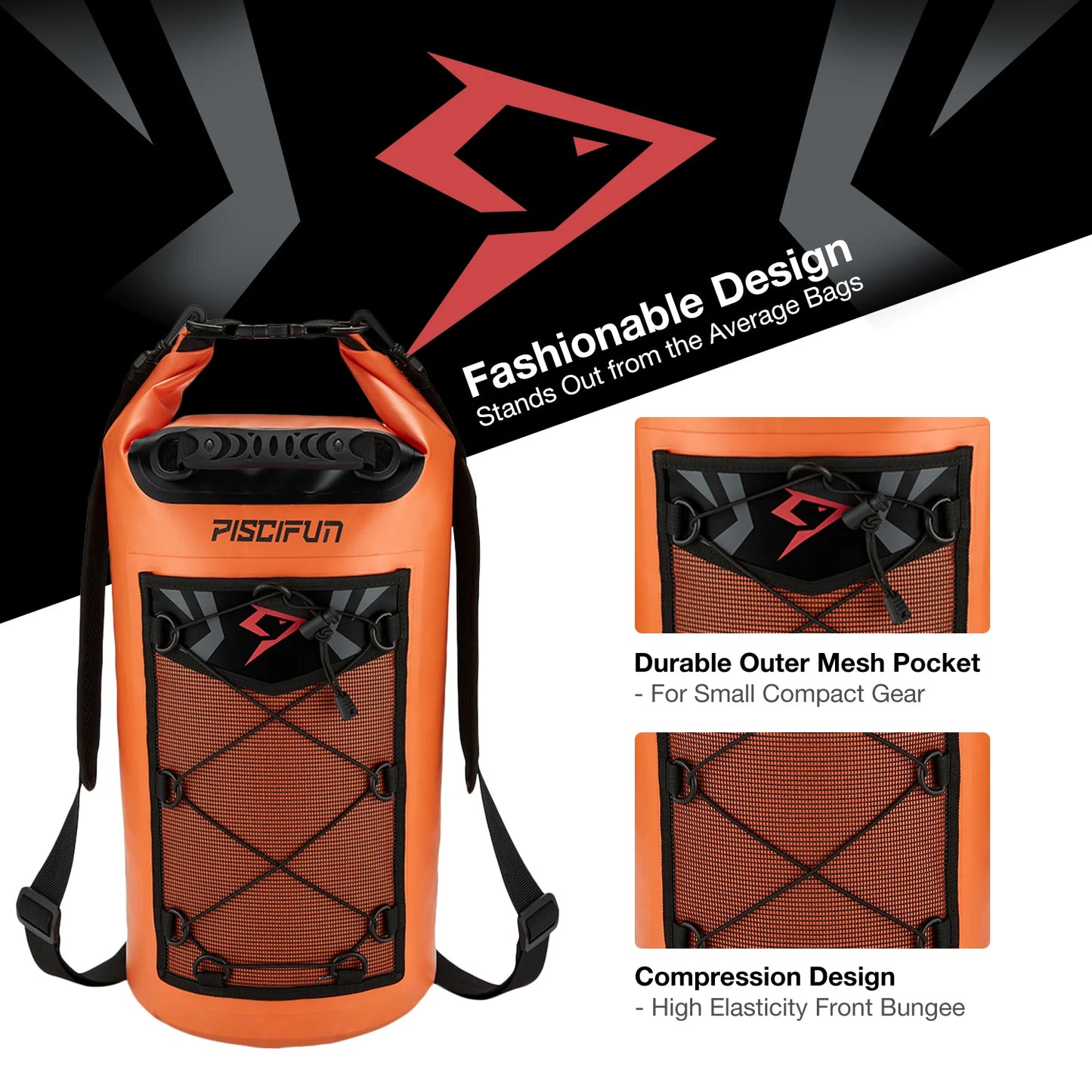 Piscifun® Waterproof Dry Bag for Fishing Boating Kayaking Surfing Rafting Camping