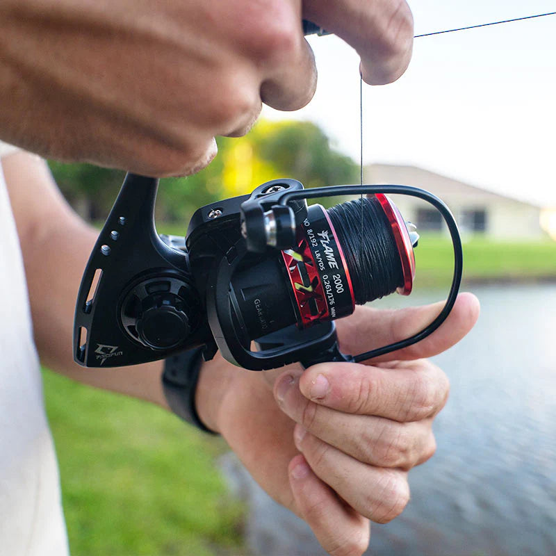 Piscifun® Flame Spinning Reel Red Fishing Reel