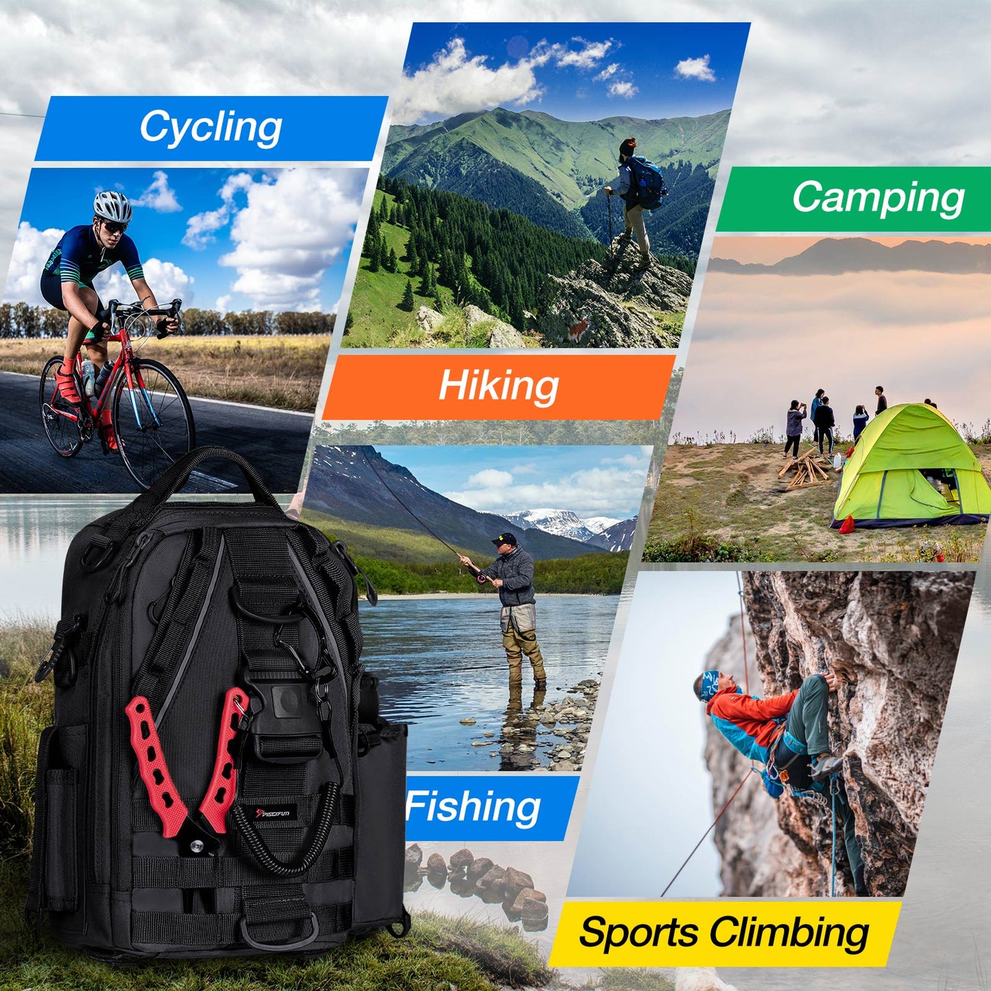 Piscifun® Travel X Fishing Tackle Bag Sale
