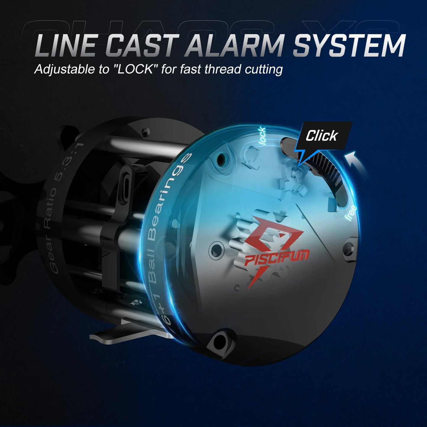 Piscifun® Chaos XS Round Baitcasting Reel, Casting Reels