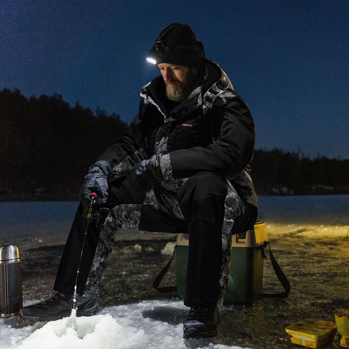 Piscifun Ice Fishing Suits, Insulated Jacket & Bibs Waterproof With Flotation Technology