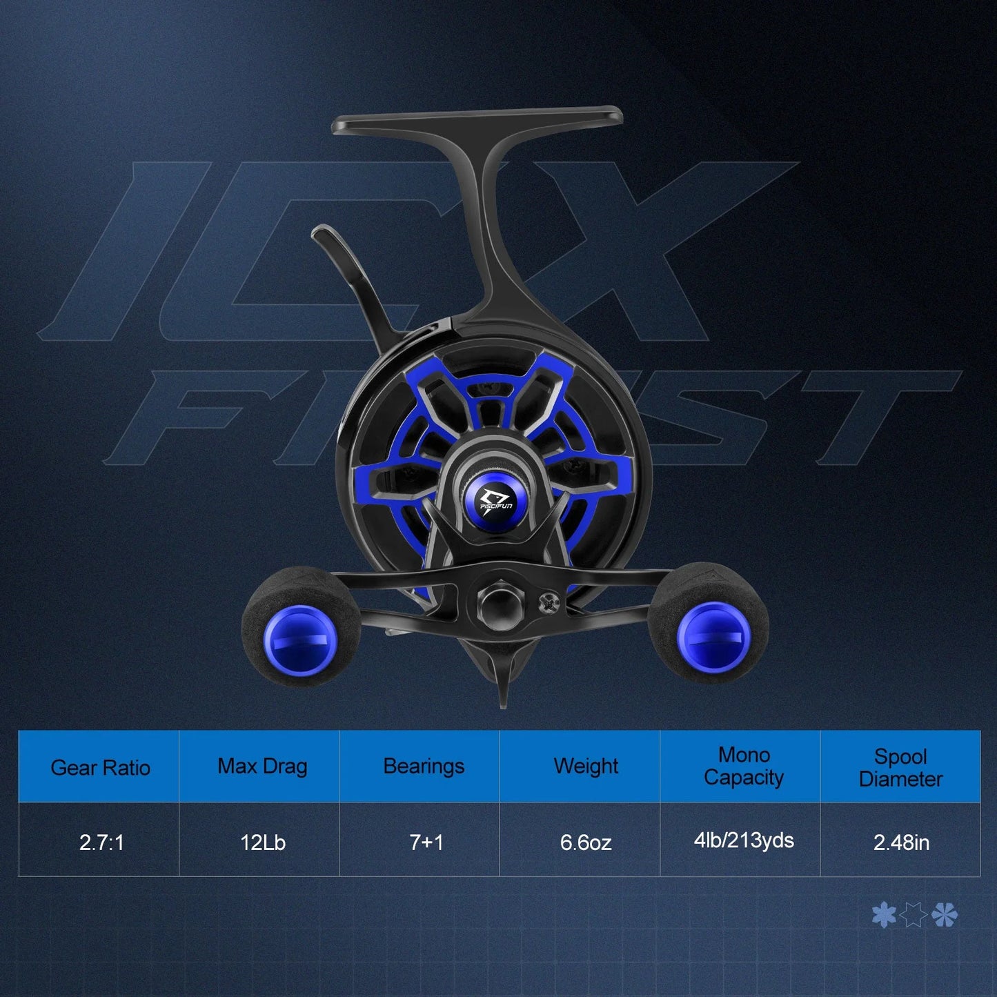 Piscifun ICX Frost Carbon Ice Fishing Reel