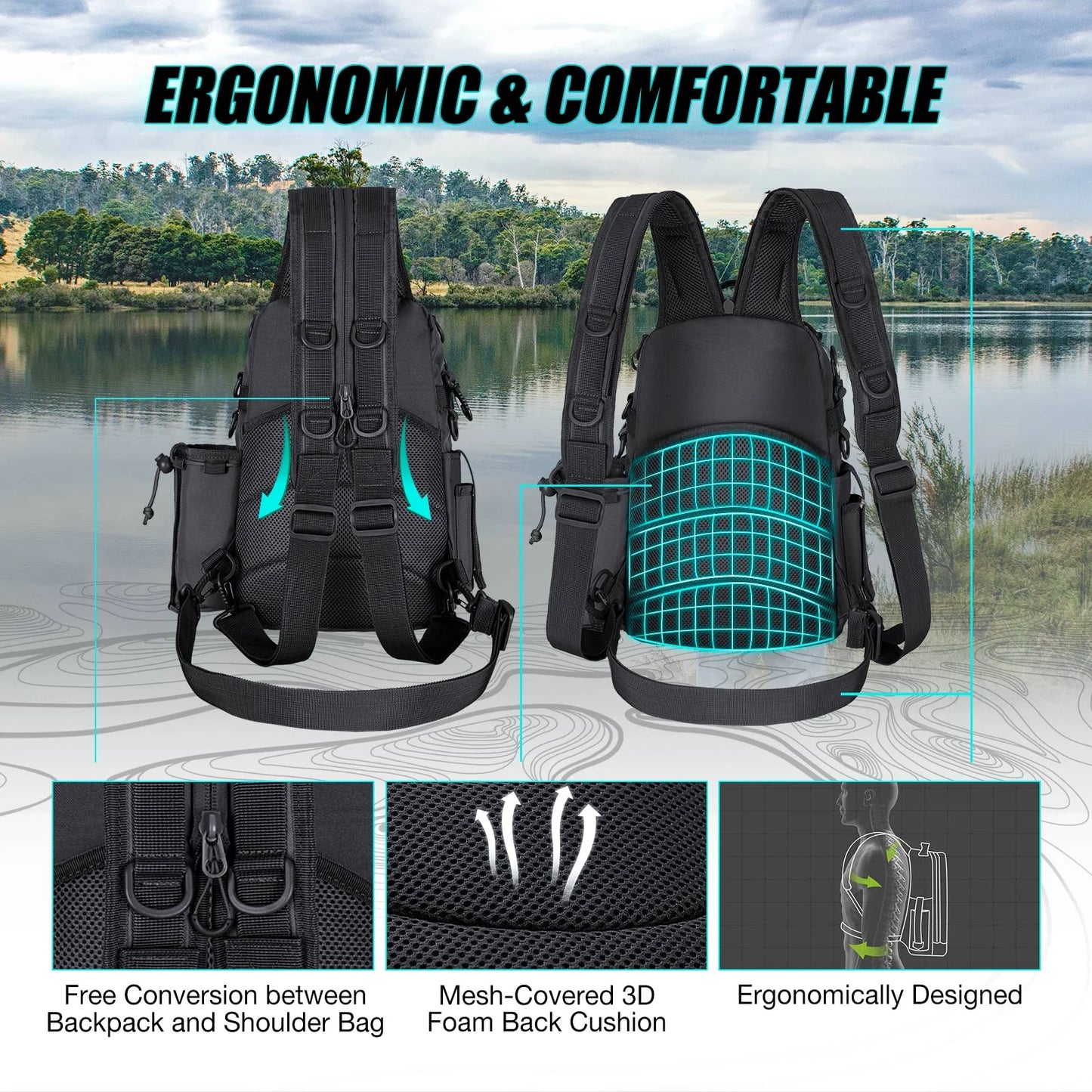 Piscifun® Travel X Fishing Tackle Bag Sale