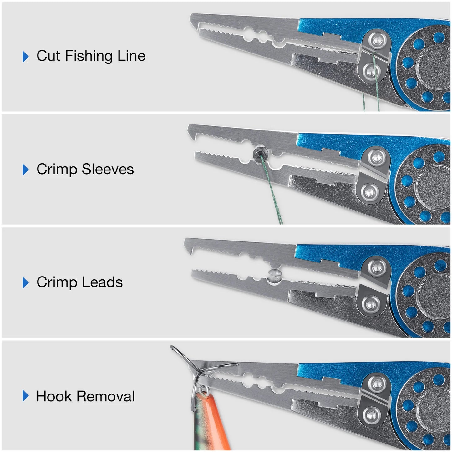 Piscifun® Ⅲ Aluminum Fishing Pliers