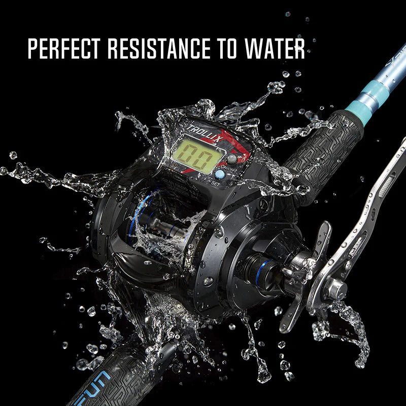 Piscifun® Trollix LCD Line Counter Digital Reel, 6.2:1 Trolling Fishing Reel