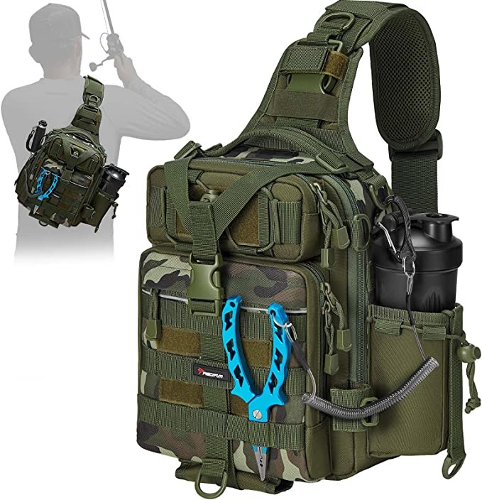 Piscifun® Outdoor Tackle Bag For Fishing Hiking Camping Cycling