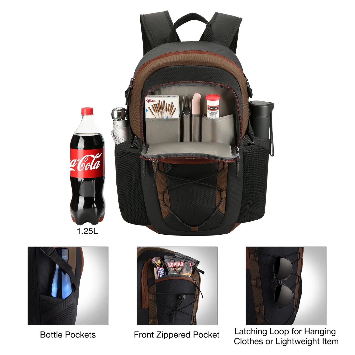 Piscifun® Frigid Cooler Backpack for Lunch Picnic Fishing Hiking Camping Day Trip