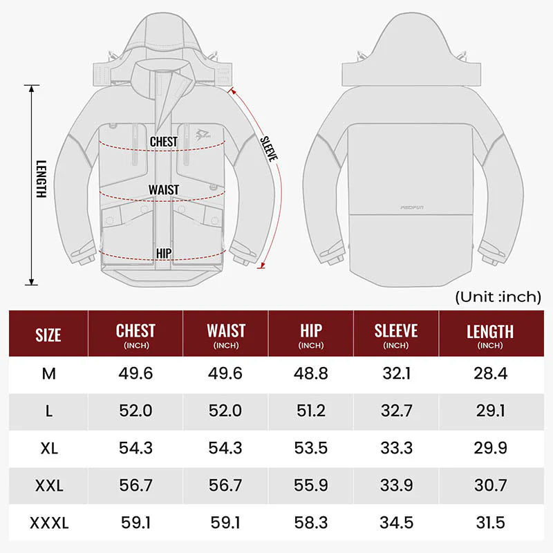 Piscifun Ice Fishing Suits, Insulated Jacket & Bibs Waterproof With Flotation Technology
