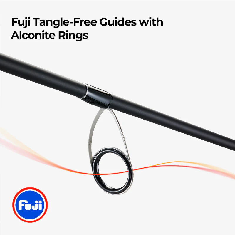 Piscifun® Carbon R1 The Lightest Carbon One Piece Spinning Rod Casting Rod