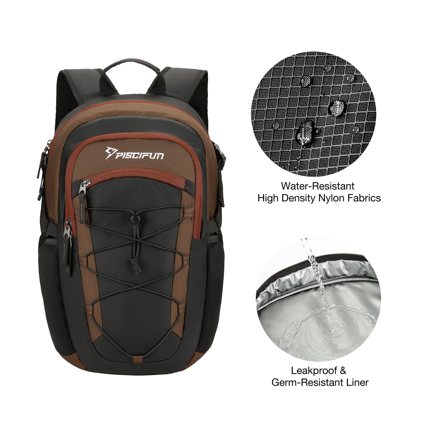 Piscifun® Frigid Cooler Backpack for Lunch Picnic Fishing Hiking Camping Day Trip