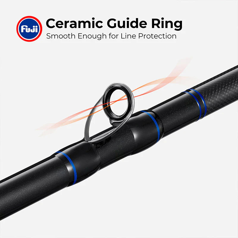 PISCIFUN® LED LumiCat II Catfish Rods , 2 Piece Casting Rods