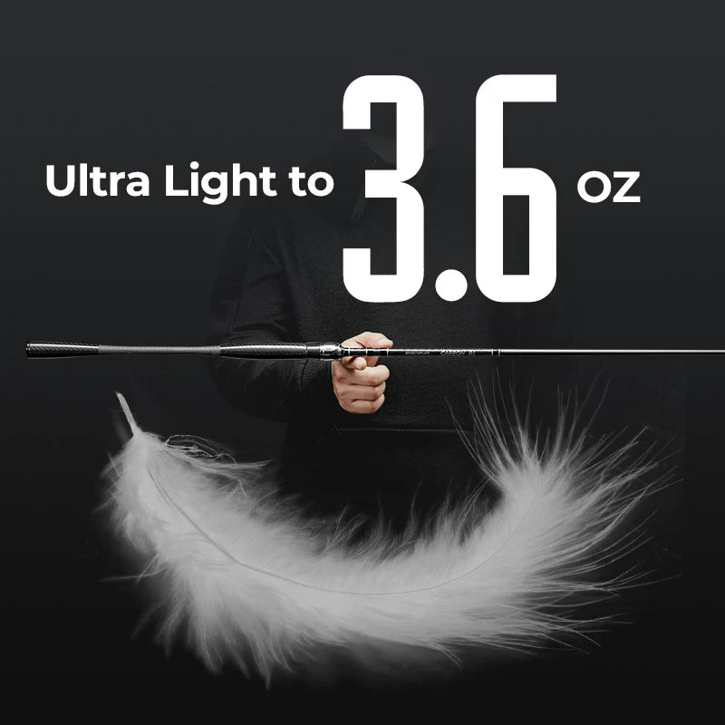 Piscifun® Carbon R1 The Lightest Carbon One Piece Spinning Rod Casting Rod