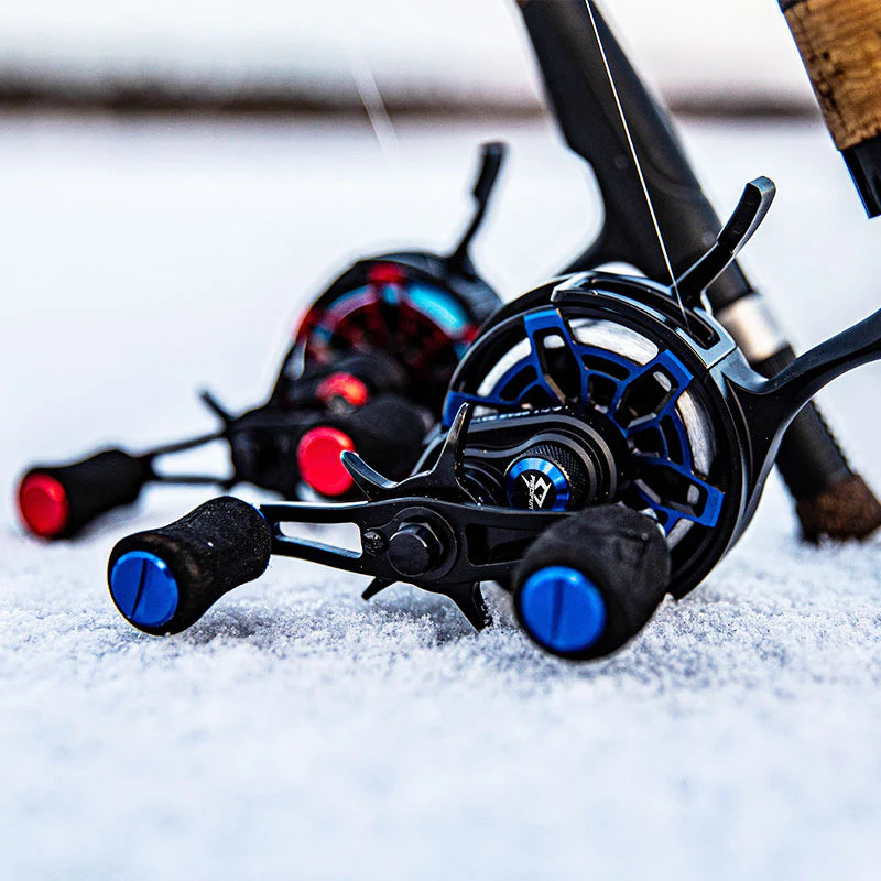 Piscifun ICX Frost Carbon Ice Fishing Reel, Magnetic Drop System,Large Spool Diameter