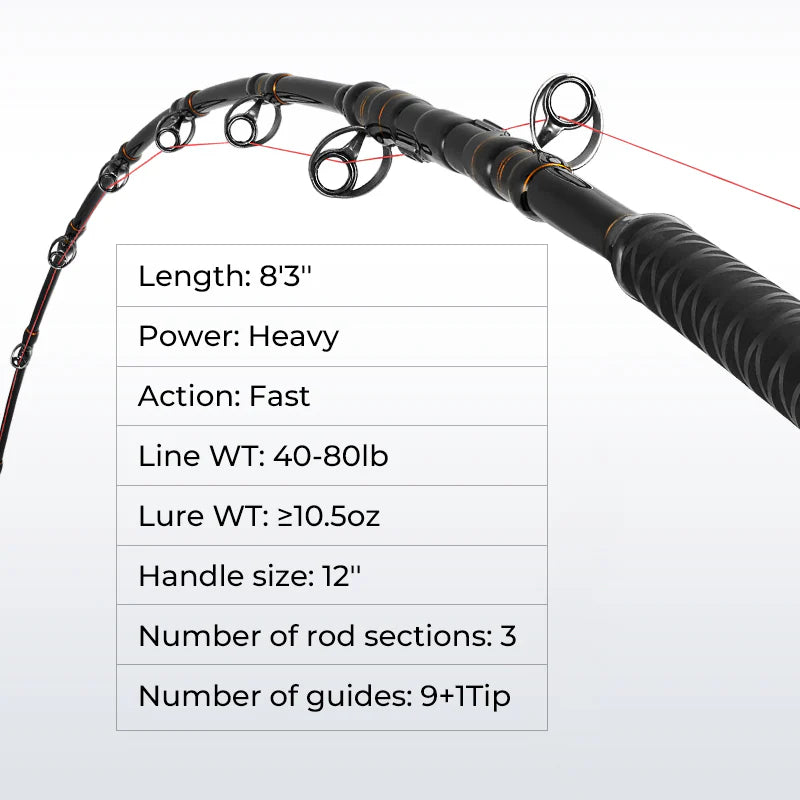 Piscifun® Saltflow High-Tech Rods For Offshore Saltwater Fishing