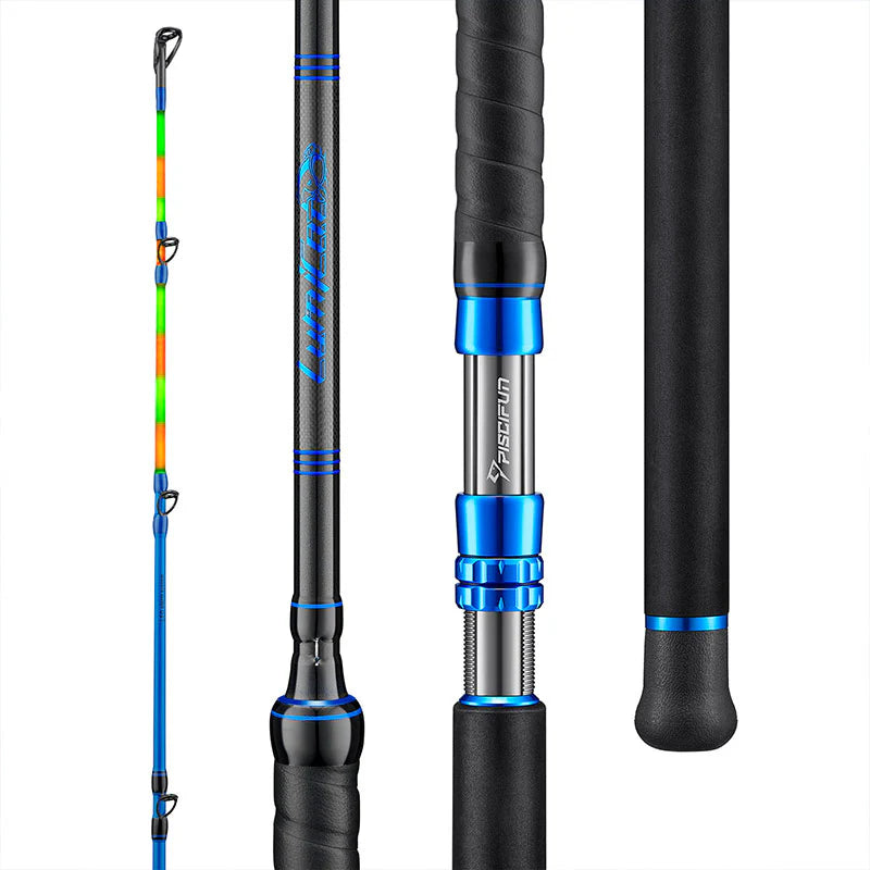 Piscifun® Chaos Pro CNC Baitcasting Reels and LED LumiCat II Casting Rods Combo