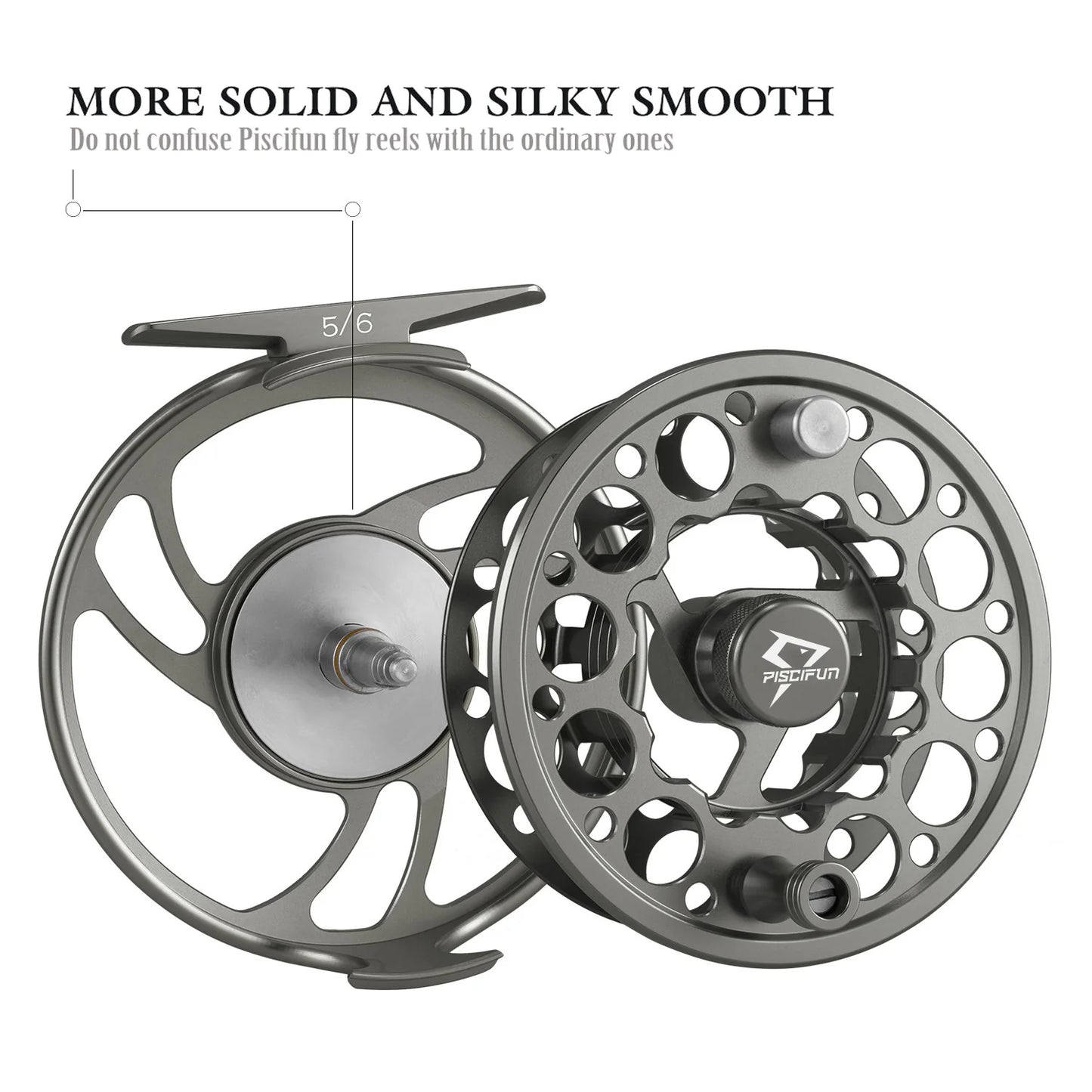 Piscifun® Sword Fly Fishing Reel Grey Sale