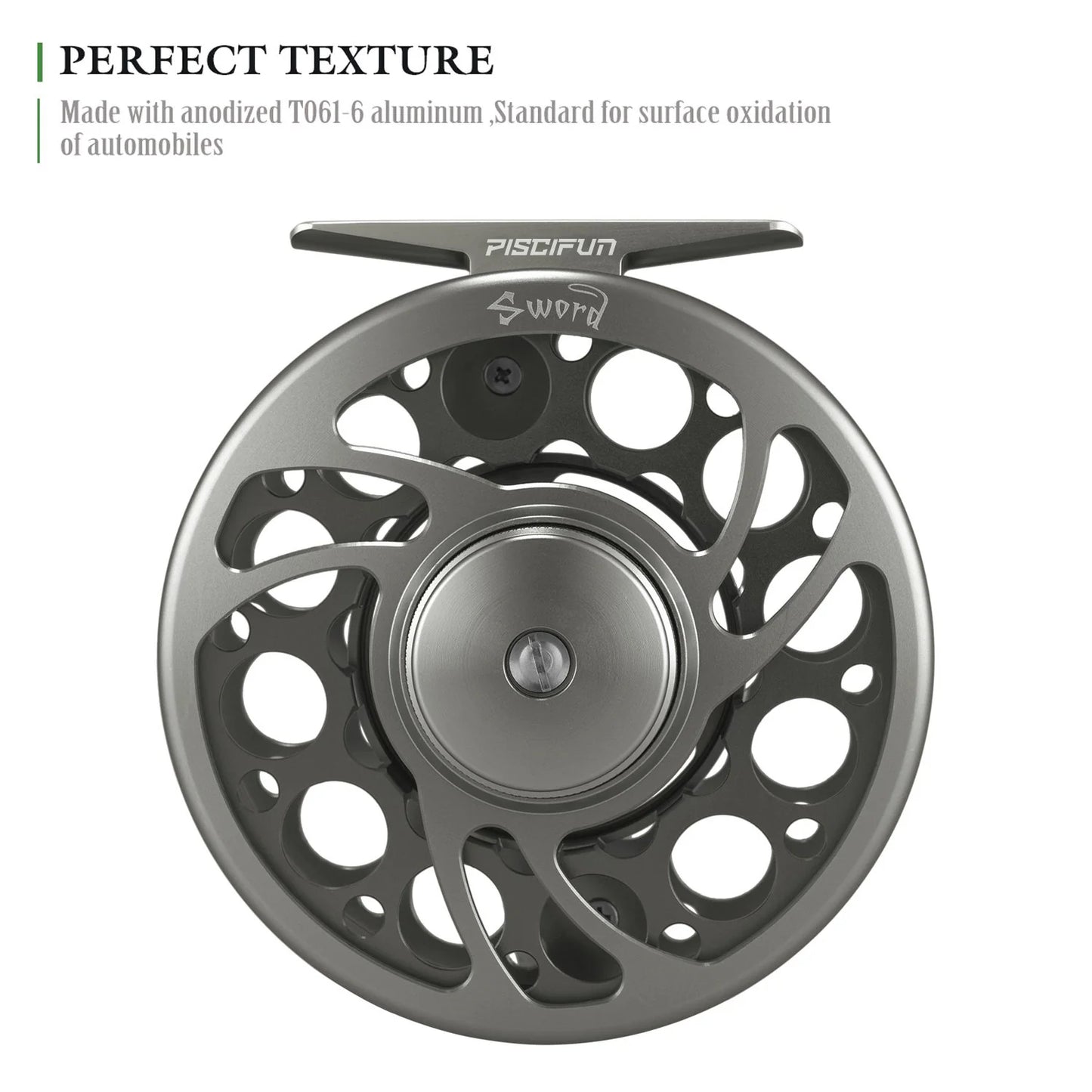 Piscifun® Sword Fly Fishing Reel Grey Sale
