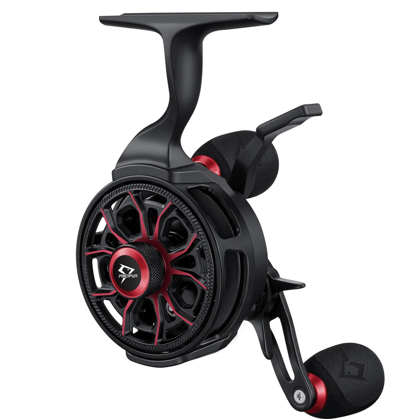 Piscifun® ICX Carbon Ice Fishing Reel, Structure Upgrade Magnetic Drop System Inline Ice Fishing Reel