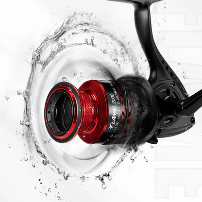 Piscifun® Flame Spinning Reel Red Fishing Reel