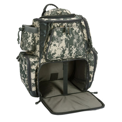Piscifun® Fishing Tackle Backpack With 4 Trays Large Fishing Gear Bag