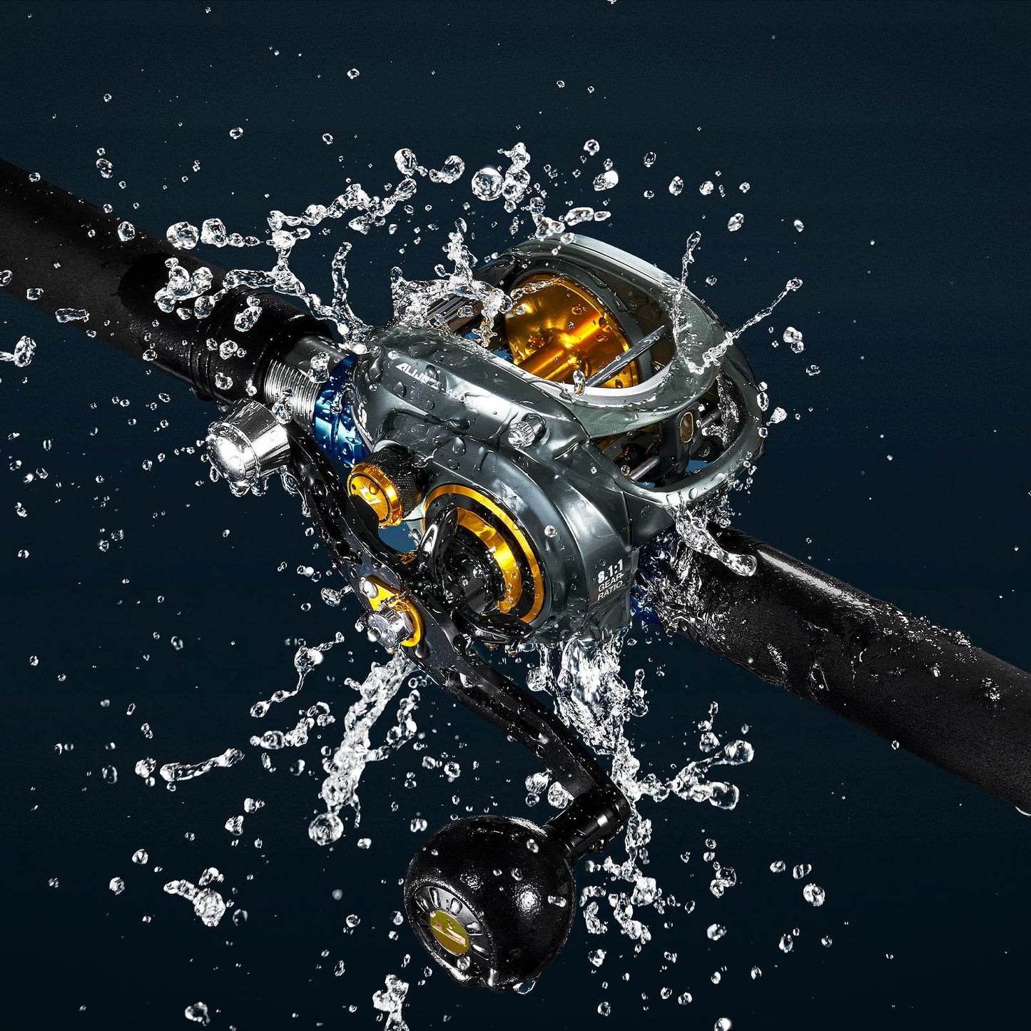 Piscifun® Alijoz 400 Saltwater Freshwater Baitcasting Reel With Bait Clicker