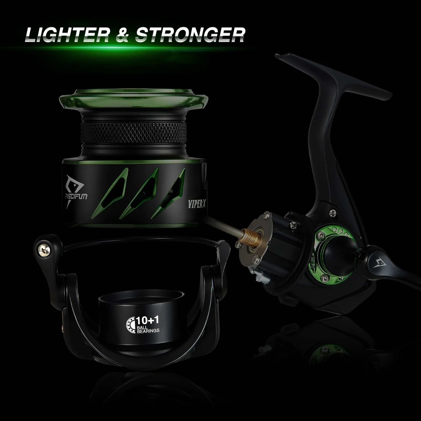 Piscifun® Viper X Spinning Reel High Speed Fishing Reel Size 500-5000