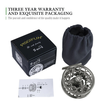 Piscifun® Sword Fly Fishing Reel Grey Sale