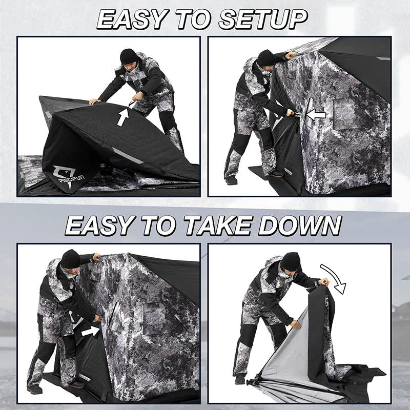 Piscifun 3-4 Person Ice Fishing Shelter
