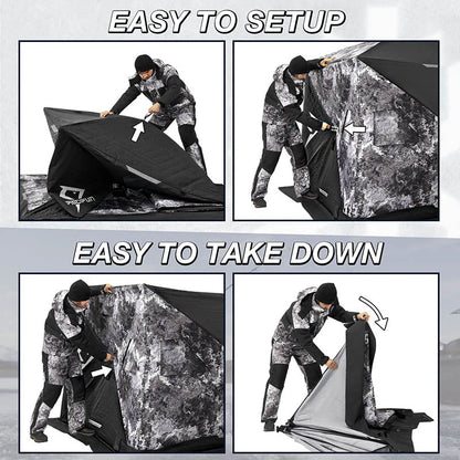 Piscifun 3-4 Person Ice Fishing Shelter