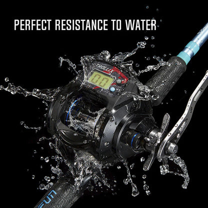 Piscifun® Trollix LCD Line Counter Digital Reel, 6.2:1 Trolling Fishing Reel Sale