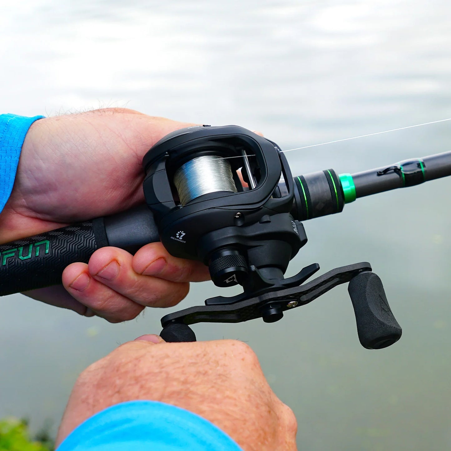 Piscifun Carbon XCS Baitcasting Fishing Reel-Ultra Light to 5.5 oz, 8.1:1 Gear Ratio Casting Reel