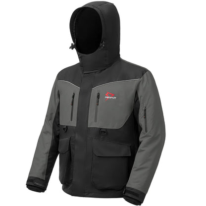 Piscifun Ice Fishing Suit,3 in 1 Jacket,Waterproof Fishing Bib With Flotation Technology