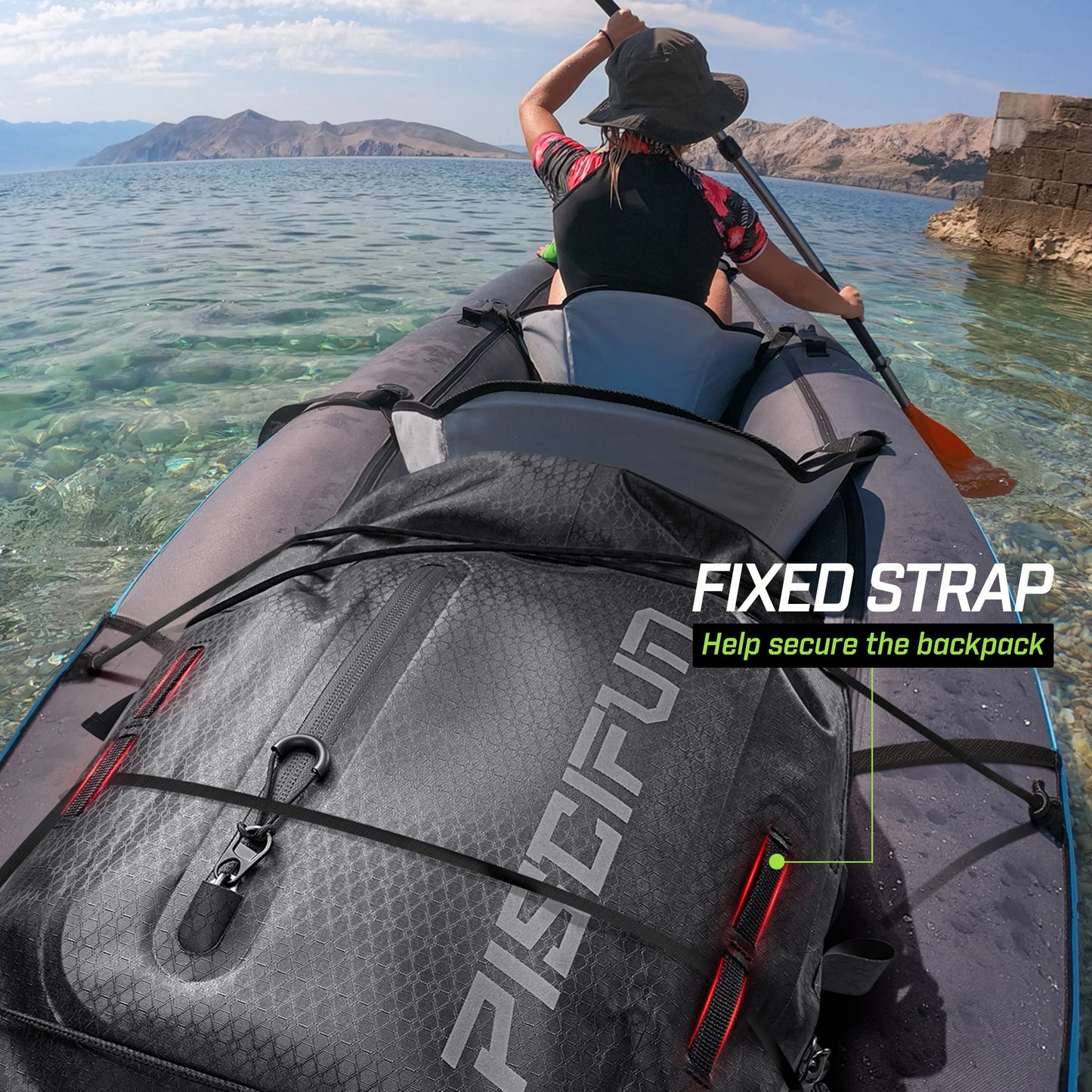 Piscifun Waterproof Backpack TPU Dry Bag  Waterproof Bag