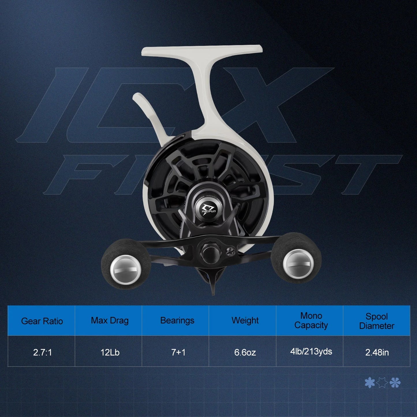 Piscifun ICX Frost Carbon Ice Fishing Reel