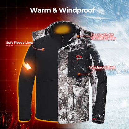 Piscifun Ice Fishing 3-in-1  Jacket Waterproof Fishing Jackets