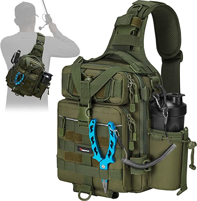 Piscifun® Outdoor Tackle Bag For Fishing Hiking Camping Cycling