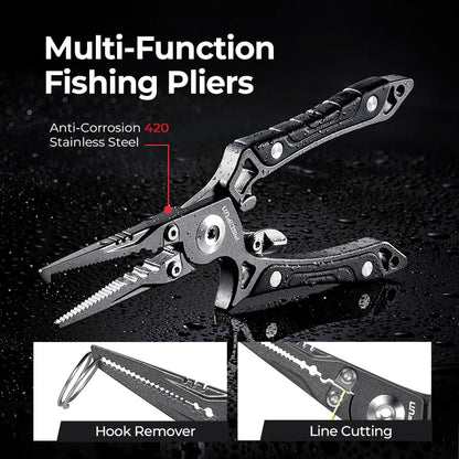 Piscifun® 6pc Fishing Tool Kit