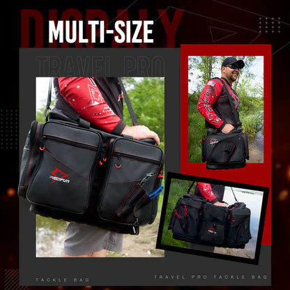 Piscifun® Travel Pro Fishing Tackle Bag with 4 Trays