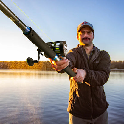 Piscifun® Chaos Pro CNC Baitcasting Reels and LED LumiCat II Casting Rods Combo