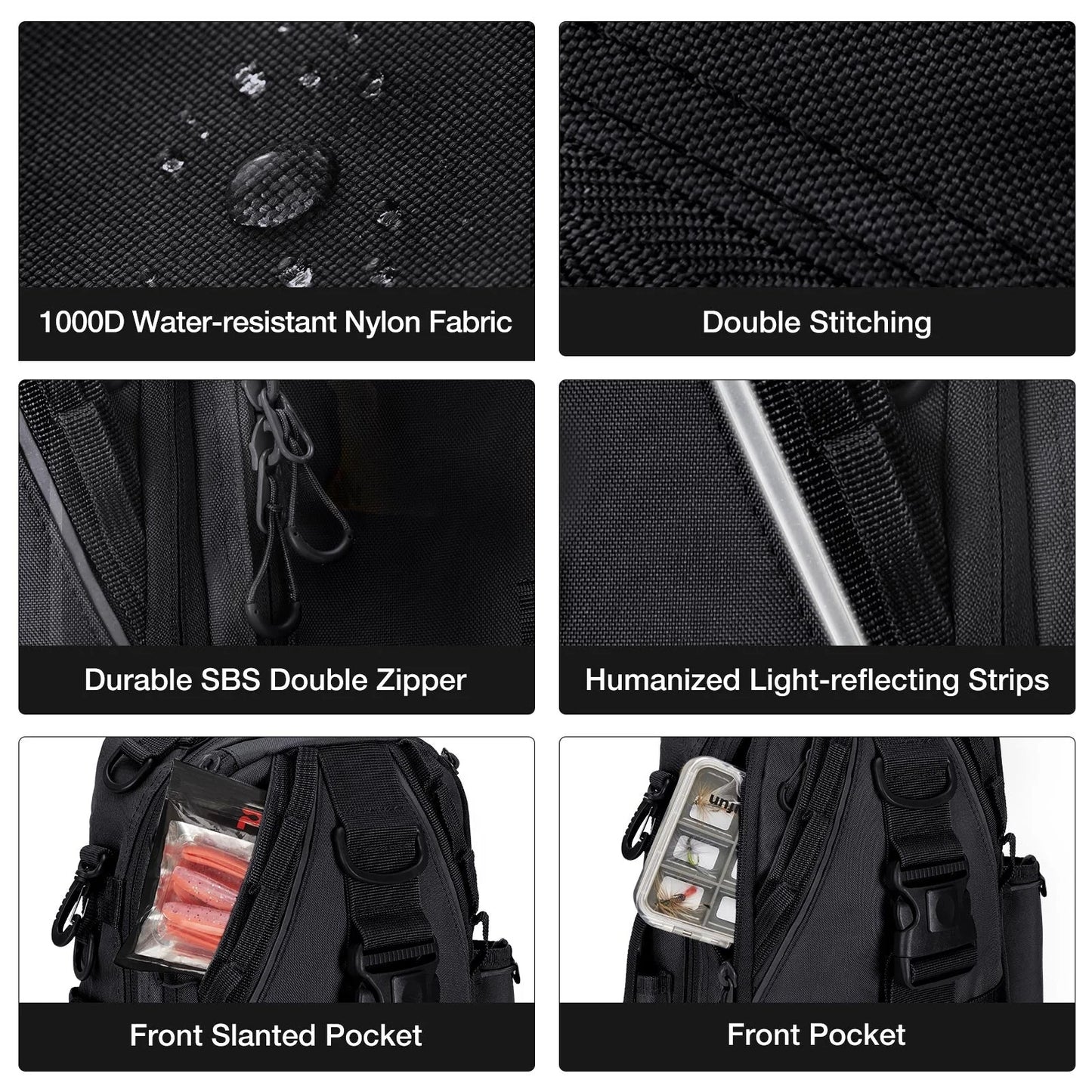 Piscifun® Travel X Fishing Tackle Bag