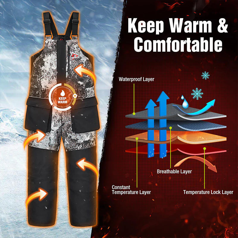 Piscifun Ice Fishing Waterproof Fishing Bib With Flotation Technology  Sale