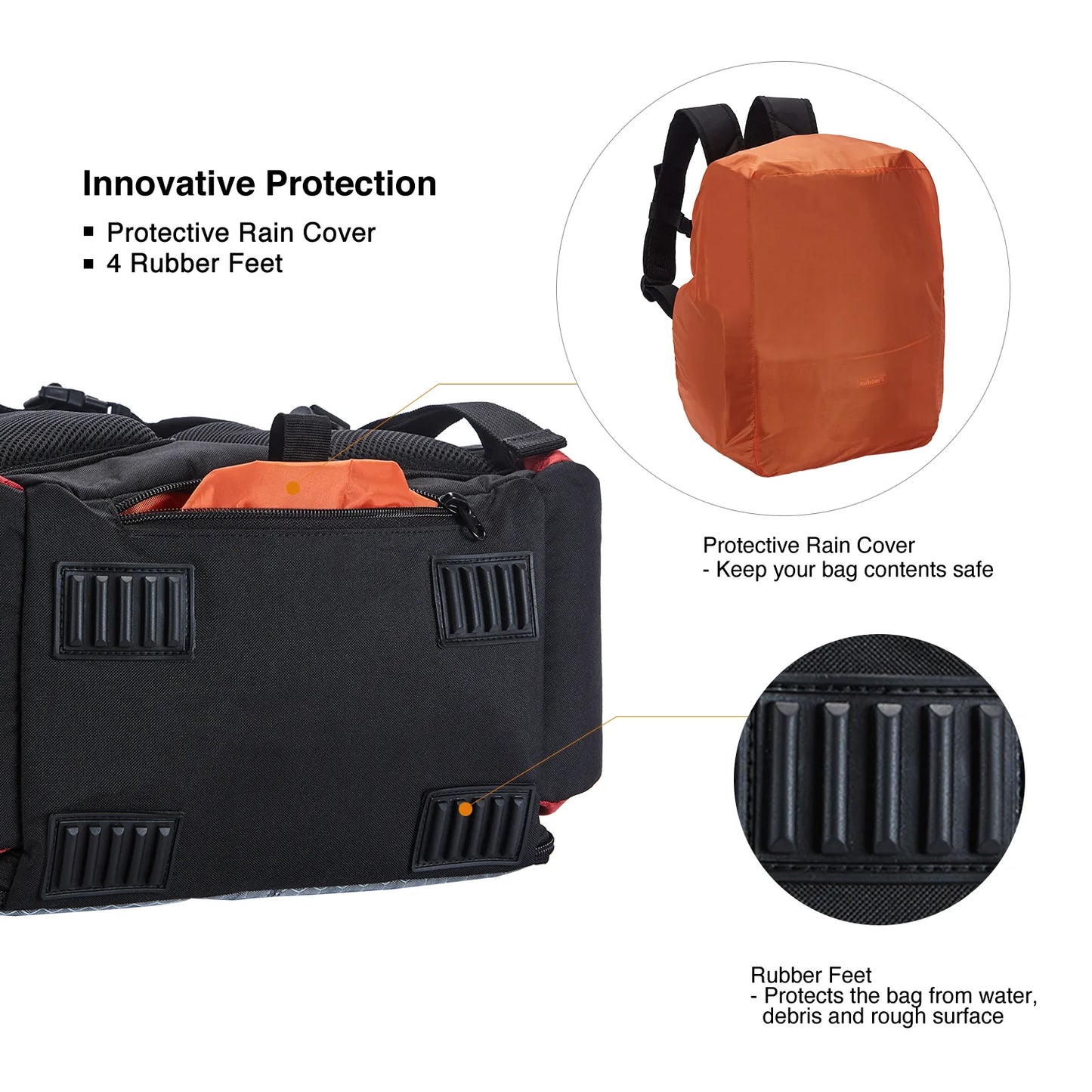 Piscifun® Fishing Tackle Backpack With 4 Trays Large Fishing Gear Bag