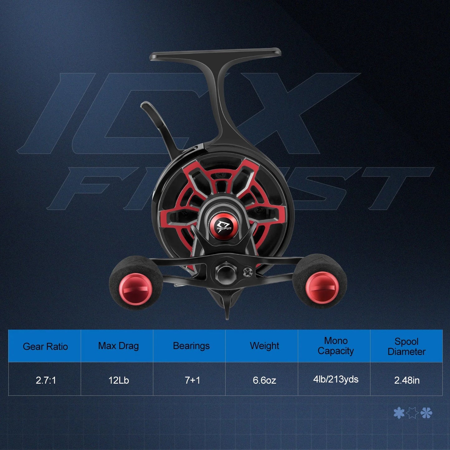 Piscifun ICX Frost Carbon Ice Fishing Reel