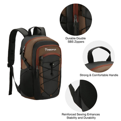Piscifun® Frigid Cooler Backpack for Lunch Picnic Fishing Hiking Camping Day Trip
