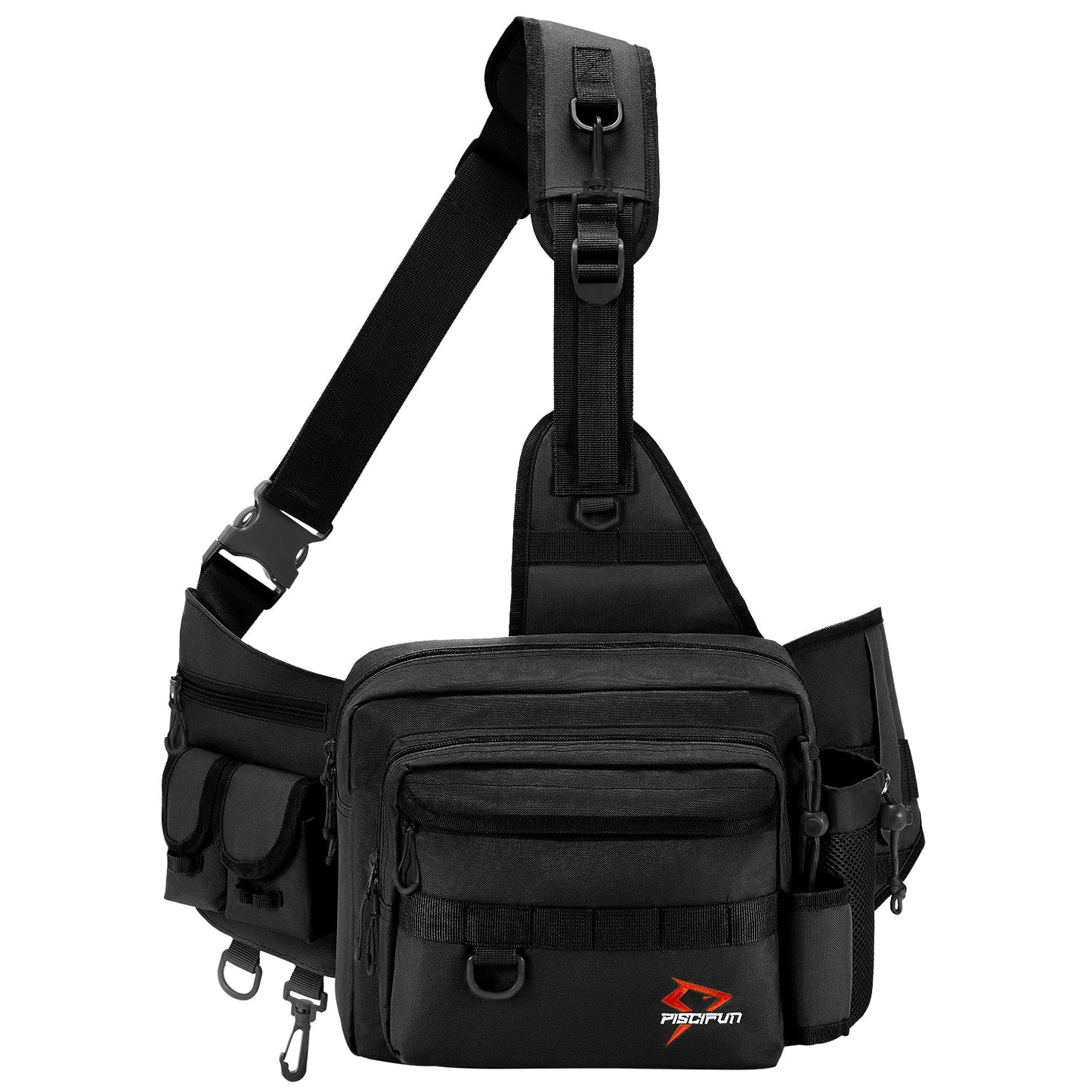 Piscifun® Sling Fishing Tackle Bag Outdoor Fishing Storage Pack