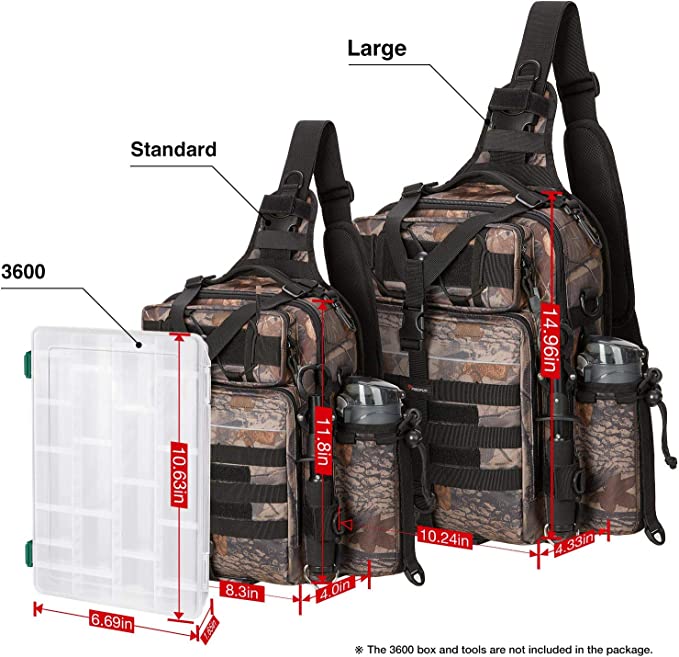 Piscifun® Outdoor Tackle Bag For Fishing Hiking Camping Cycling