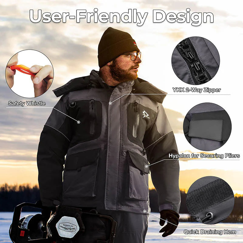 Piscifun Ice Fishing Insulated Jacket Waterproof