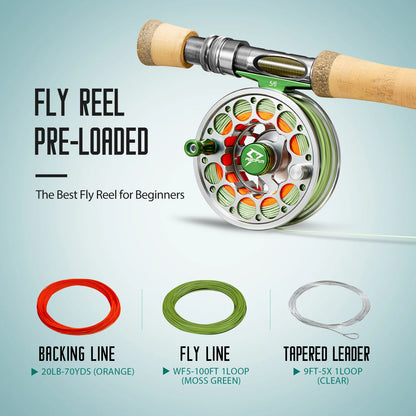 Piscifun Sword Fly Fishing Reel, CNC-Machined Aluminum Alloy sale