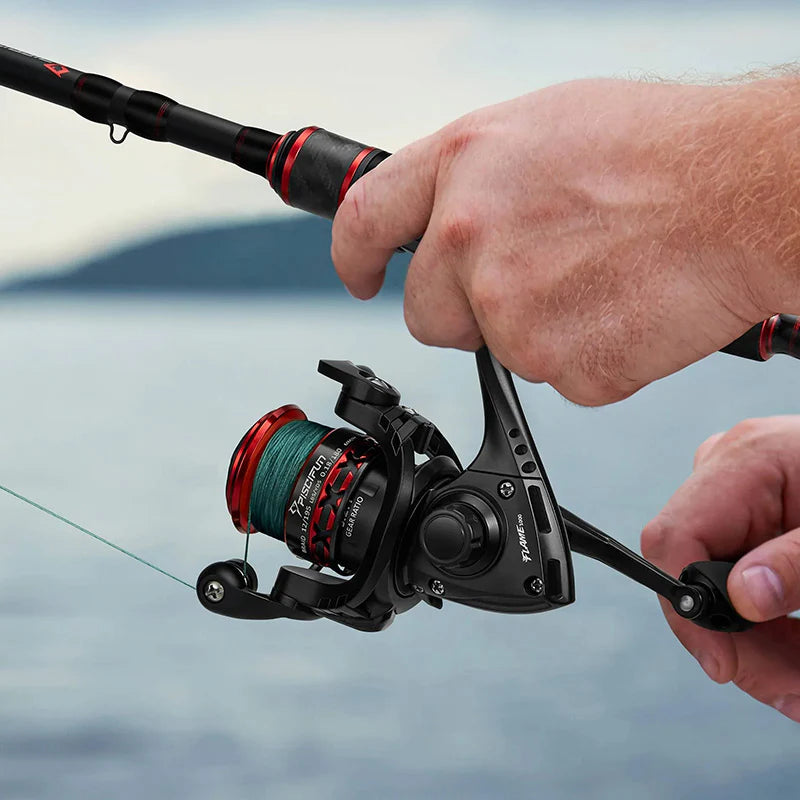 Piscifun® Flame Spinning Reel Red Fishing Reel