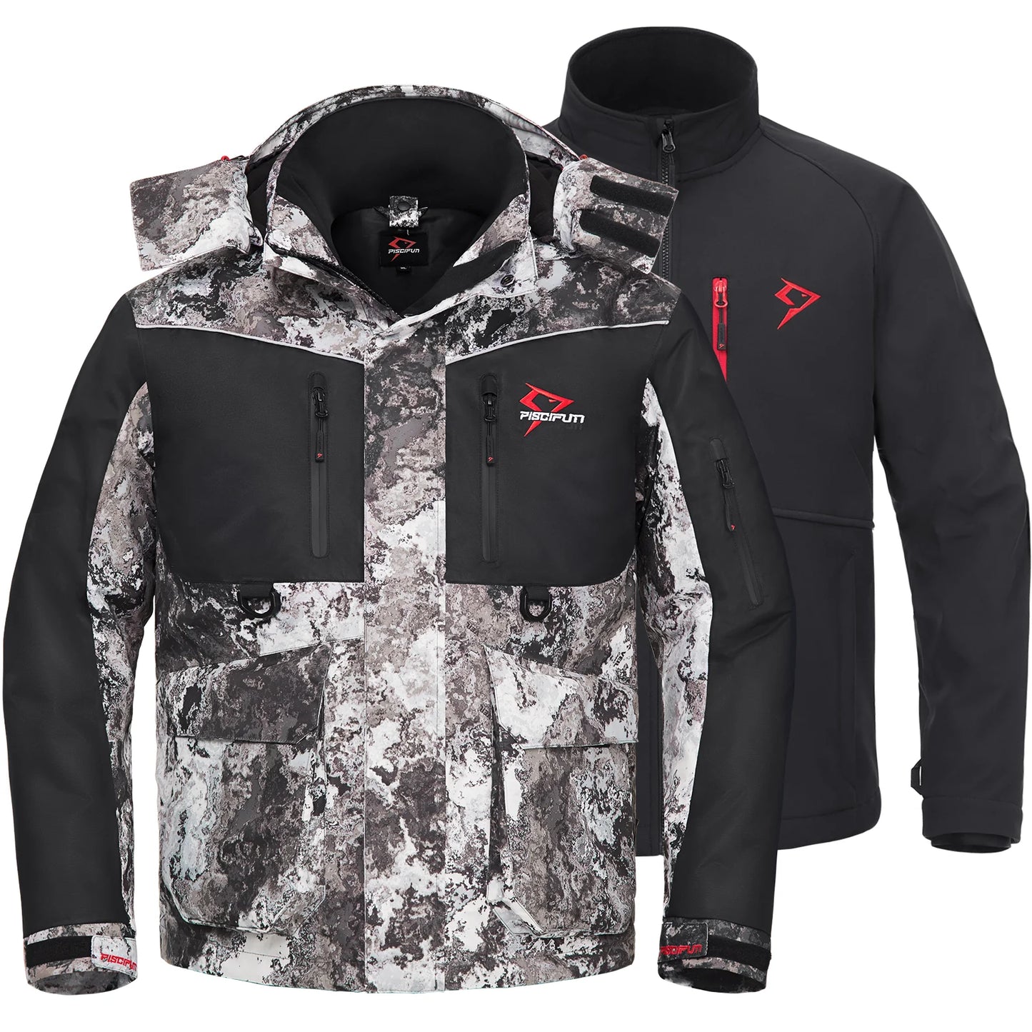 Piscifun Ice Fishing 3-in-1  Jacket Waterproof Fishing Jackets